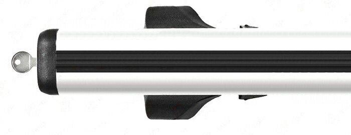 Поперечины CITROEN C4 Picasso mk I; MPV 2007-2013 Amos Alfa Aero на рейлинги 1,3м, Хром, Овальная