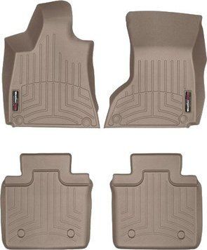 Килимки Weathertech Beige для Maserati Quattroporte (mkVI)(AWD)(2 zone climate control) 2016&rarr; (WT 458821-455652)