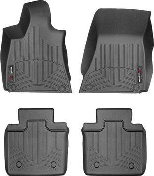 Коврики Weathertech Black для Maserati Quattroporte (mkVI)(RWD)(2 zone climate control) 2016&rarr; (WT 448831-445652)