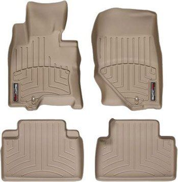Коврики Weathertech Beige для Infiniti QX70 / FX (mkII) 2008-2017 (WT 451721-451722)