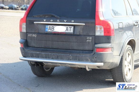 Защита заднего бампера Volvo XC90 2008-2013