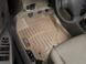 Килимки Weathertech Beige для Toyota Yaris (US)(sedan)(mkII)(with heating vens under front seats) 2005-2011 (WT 452271-452272)