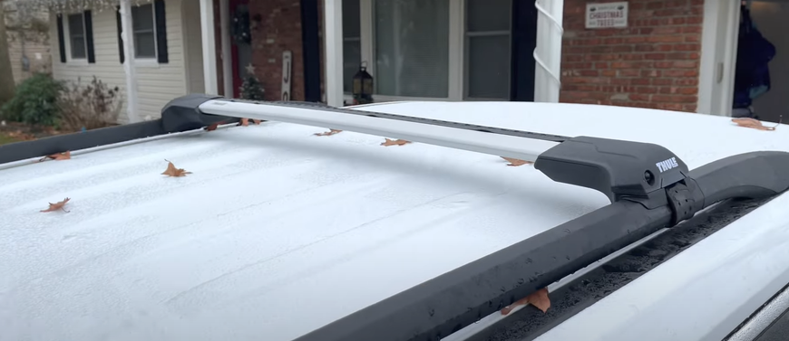 Поперечини PEUGEOT 406 1997-2004 універсал Thule Wingbar Edge на високі рейлінги хром, Хром, Aеродинамічна