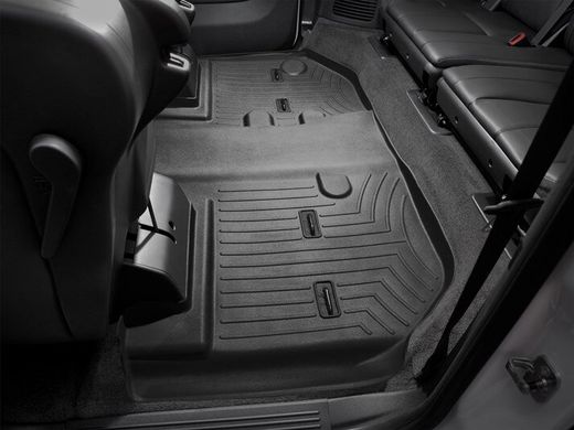 Килимок Weathertech Black для Cadillac Escalade ESV (mkIII); Chevrolet Suburban (mkX); GMC Yukon XL (mkX)(2 row bucket seats)(3 row) 2011-2014 (WT 442354)