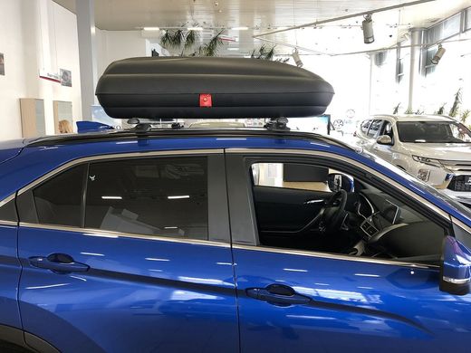 Багажник Mitsubishi Eclipse Cross 2017+ на інтегровані рейлінги, Хром, Овальна