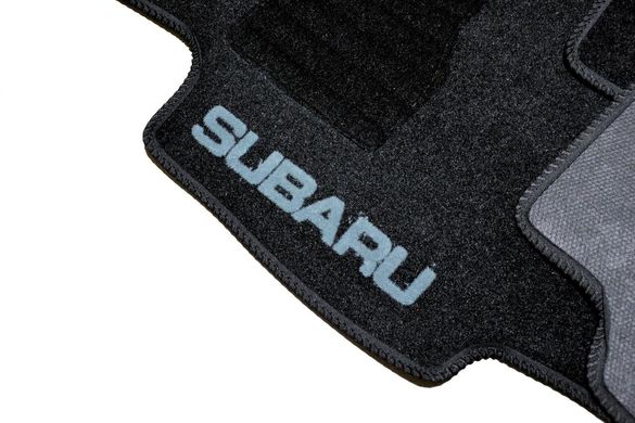 Коврики в салон ворсовые для Subaru Outback (2015-) /Чёрные BLCCR1590