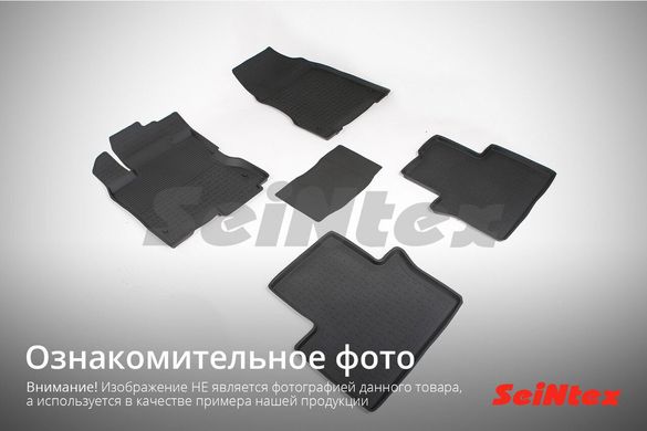 Килимки в салон для Skoda Octavia A7 2013- евроборт, гумові, кт 5шт