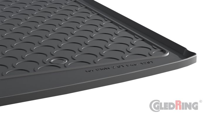 Гумові килимки в багажник Gledring для BMW 2-series (F46)(Gran Tourer) 2015→ (багажник) (GR 1207)