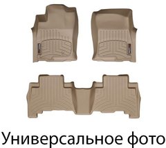 Коврики Weathertech Beige для Mercedes-Benz GLS-Class (7 seats)(X167)(with cup holder on console)(1-2 row) 2019→ (WT 4515331-4515953)