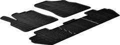 Гумові килимки Gledring для Citroen Berlingo (mkII); Peugeot Partner (mkII) (1-2 ряд) 2008-2018 (GR 0121)