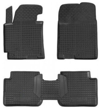 Килимки в салон для Hyundai Elantra 2007-2011 черный, кт - 4шт 11156 Avto-Gumm