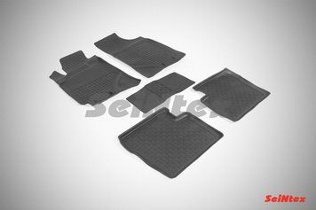 Килимки в салон для Geely Emgrand 2013-2019 гумові, кт 5шт