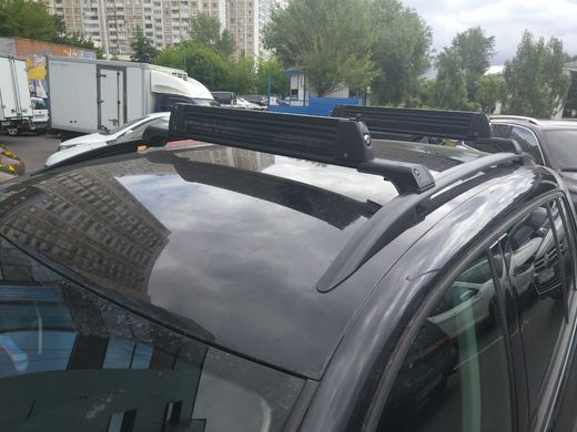 Багажник на рейлинги Mazda CX5 2011+ черные без замка