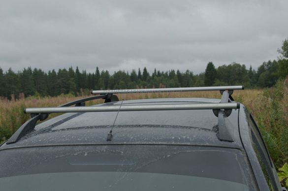 Поперечины Mini Cooper Hatchback 2013-2019 Amos Futura Aero 1,2м, Овальная