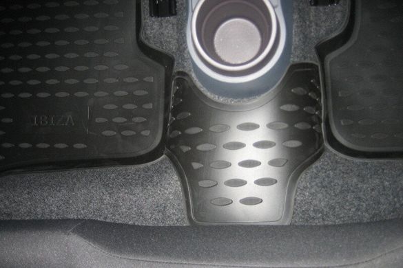 Килимки в салон для Seat Ibiza 2008-> ун., 4 шт полиуретан NLC.44.03.210