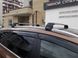 Поперечины Mazda CX-9 2016- на интегрированные рейлинги, Хром, Аєродинамічна