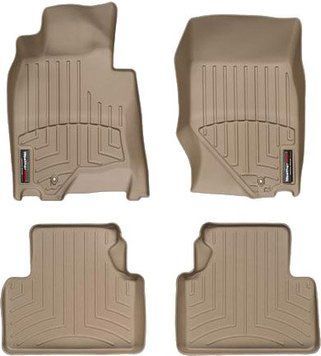 Килимки Weathertech Beige для Infiniti G (mkIV)(2 fixing hooks) 2006-2010 automatic (WT 451561-451562)