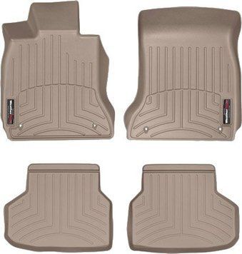 Коврики Weathertech Beige для BMW 7-series (F01) 2013-2014 (WT 452421-452424)