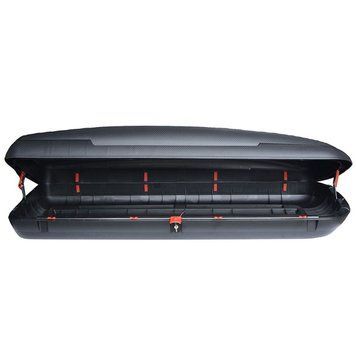Автобокс Kenguru Discovery Carbon Line 480 205x79x380. темносірий карбон односторонній