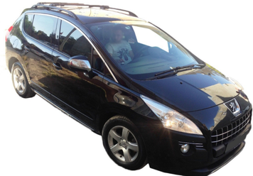 Рейлинги Peugeot 3008 2016 г., Хром