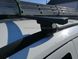 Поперечки INFINITI QX50 SUV 2014- Amos Alfa STL на рейлінги 1,2м, Черный, Квадратна