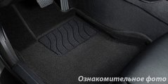 Килимки в салон 3D для Hyundai Santa Fe 2006-2010 /Черные 5шт 81955
