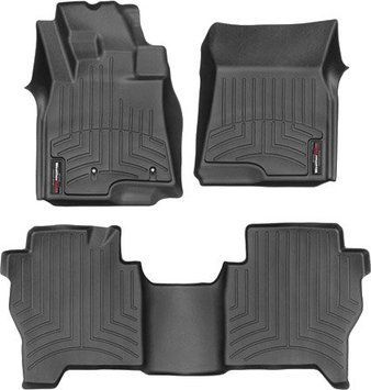 Килимки Weathertech Black для Mitsubishi Pajero (mkIV) 2006&rarr; (WT 448011-446392)