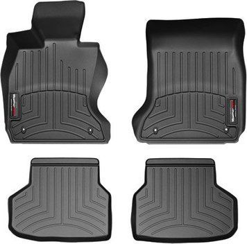Коврики Weathertech Black для BMW 7-series (F01)(AWD) 2013-2014 (WT 443751-442424)