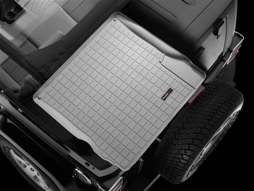 Килимок Weathertech Grey для Jeep Wrangler Unlimited (JK)(trunk behind 2 row) 2007-2010 (WT 42324)