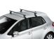 Багажник Seat Ibiza універсал 08- на гладкий дах, Черный, Квадратна