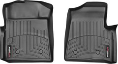 Коврики Weathertech Black для Ford F-150 (all cabs)(mkXI)(no 4x4 shifter)(no air vents to 2 row)(4 fixing posts)(2 pcs.)(1 row) 2010-2014 (WT 446131)