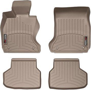 Коврики Weathertech Beige для BMW 7-series (F01)(AWD) 2013-2014 (WT 453751-452424)