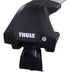 Поперечины ISUZU D-Max Space Cab 4-dr Pickup, 20- на гладкую крышу Thule Wingbar Edge