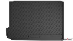 Резиновые коврики в багажник Gledring для Citroen C4 Grand Picasso (mkII)(5 или 7 мест) 2013→ (багажник) (GR 1756)