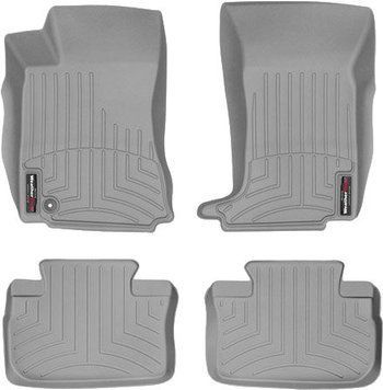 Коврики Weathertech Grey для Cadillac CTS / CTS-V (sedan)(mkII)(AWD)(1 small fixing) 2008-2009 automatic (WT 465191-461492)