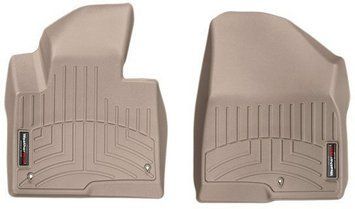 Килимки Weathertech Beige для Hyundai Santa Fe / Grand Santa Fe (mkIII)(1 row) 2013-2018 (WT 454401)