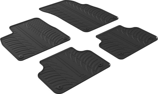 Гумові килимки Gledring для Audi Q7/SQ7 (mkII) / Q8/SQ8/RS Q8 (mkI) 2015→ (GR 0251)