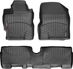 Килимки Weathertech Black для Toyota Yaris (US)(hatch)(mkII); Scion xD (mkI)(with heating vens under front seats) 2005-2014 (WT 442271-442273)