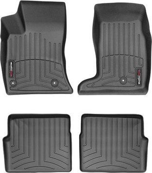 Килимки Weathertech Black для Cadillac SRX (mkI)(AWD) 2006-2009 (WT 440791-440792)