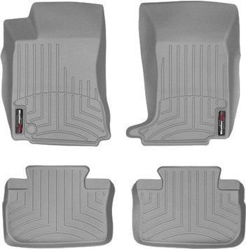 Коврики Weathertech Grey для Cadillac CTS / CTS-V (sedan & wagon)(mkII)(AWD)(1 big fixing) 2010-2014 automatic (WT 468991-461492)