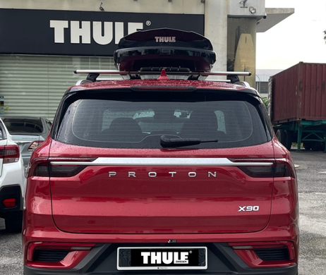 Поперечный багажник ACURA MDX (Mk. IV) 5-dr SUV 22- на низкие рейлинги Thule Wingbar Evo 127см