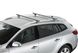 Багажник Nissan Pathfinder 2015- на рейлінги, Черный, Квадратна