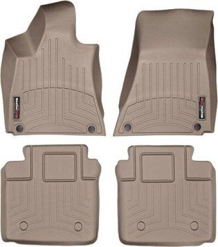 Килимки Weathertech Beige для Maserati Quattroporte (mkVI)(RWD)(4 zone climate control) 2013-2016 (WT 455651-455654)