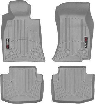 Коврики Weathertech Grey для Cadillac CTS (sedan)(mkIII) 2014&rarr; (WT 464971-464973)