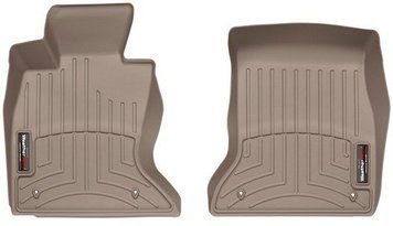 Коврики Weathertech Beige для BMW 5-series (F10/F11)(AWD)(1 row) 2010-2016 automatic (WT 453301)