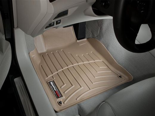 Коврики Weathertech Beige для Infiniti Q70L (mkI) 2014&rarr; (WT 453041-453043)