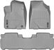 Килимки Weathertech Grey для Toyota Highlander (mkIII)(1-2 row)(2 row bench seats) 2013→ (WT 466321-466322)