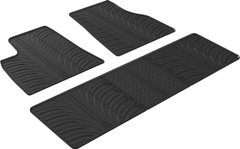 Гумові килимки Gledring для Tesla Model S (mkI) 2016→ (GR 0642)