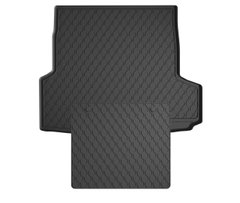 Гумові килимки в багажник Gledring для BMW 3-series (F31)(универсал) 2012-2019 (багажник с защитой) (GR 1201-1999)