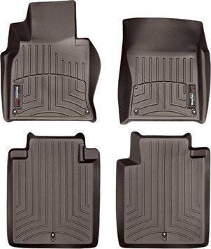 Коврики Weathertech Choco для Infiniti Q70L (mkI) 2014&rarr; (WT 473041-473043)